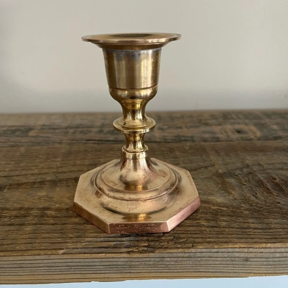 Brass candlestick